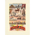 Vintage Lined Notebook Greetings from Chicago