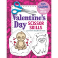 Valentine's Day Scissor Skills Activity Book For Kids: Coloring and Cutting Practice for Ages 3-5