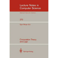Computation Theory and Logic