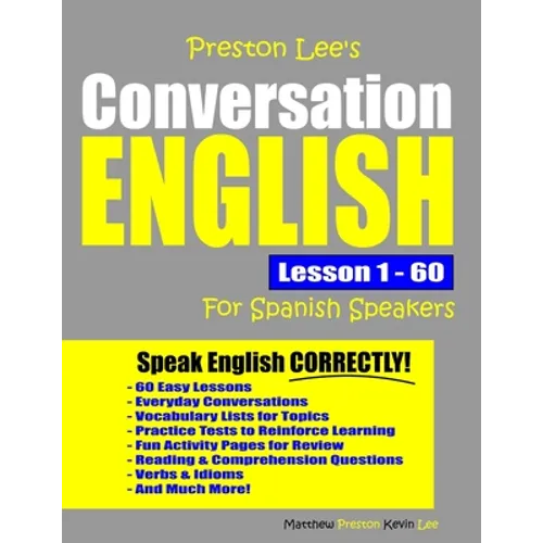 Preston Lee's Conversation English For Spanish Speakers Lesson 1 - 60