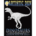 Dinosaurs Coloring Book For Adults (Floral Tangle Art Therapy: Volume 4)