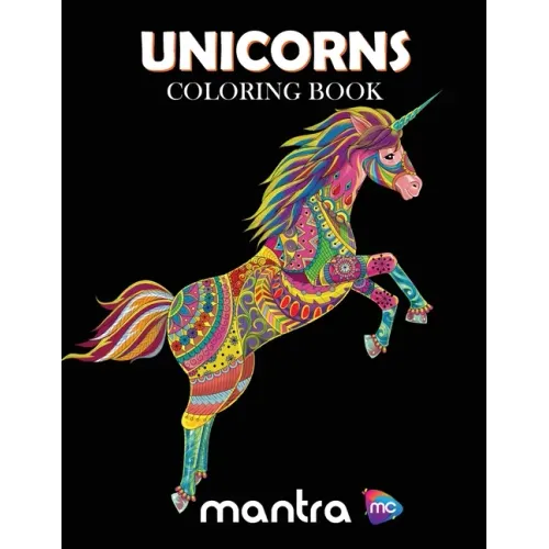 Unicorns Coloring Book: Coloring Book for Adults: Beautiful Designs for Stress Relief, Creativity, and Relaxation