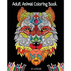 Adult Animals Coloring Book: 25 Animals Coloring Creative Disigns Size 8" x 10" 56 Page