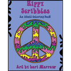 Hippy Scribbles: An Adult Coloring Book