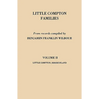 Little Compton Families. Little Compton, Rhode Island. Volume II