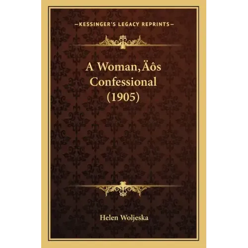 A Woman's Confessional (1905)