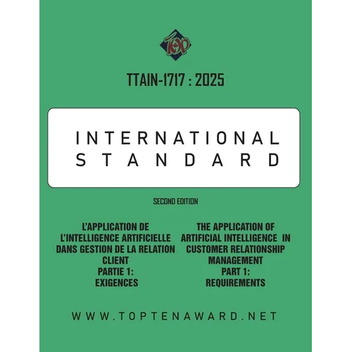 Ttain-1717: 2025: The Application of Artificial Intelligence in Customer Relationship Management Part 1: Requirements