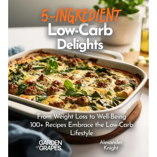 5-Ingredient Low-Carb Delights Cookbook: 100+ Japanese Plant-Based Comfort, Traditional Home Cooking with Easy Ingredients