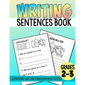 Elementary Writing Activities, Writing Sentences Book: Elementary Writing Curriculum