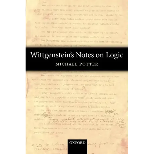 Wittgenstein's Notes on Logic