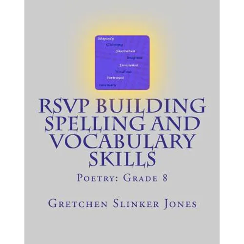 RSVP Building Spelling and Vocabulary Skills: Poetry: Grade 8