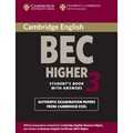 Cambridge Bec Higher 3 Student's Book with Answers
