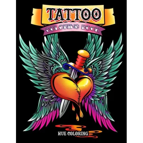 Tattoo Coloring Book: Modern Tattoo Designs, Skulls, Hearts