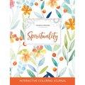 Adult Coloring Journal: Spirituality (Nature Illustrations, Springtime Floral)
