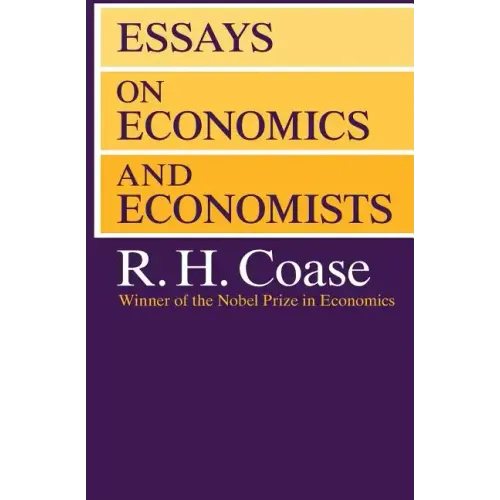 Essays on Economics and Economists