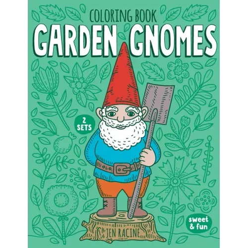 Garden Gnomes Coloring Book