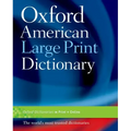 The Oxford American Large Print Dictionary