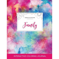 Adult Coloring Journal: Family (Mandala Illustrations, Rainbow Canvas)