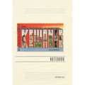 Vintage Lined Notebook Greetings from Kewanee, Illinois