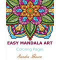 Easy Mandala Art Coloring Pages