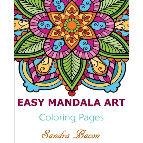 Easy Mandala Art Coloring Pages