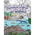 Sail The World: A coloring adventure to incredible ports around the globe