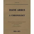 Diane Arbus: A Chronology, 1923-1971