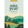 One Year Premium Slimline Bible-NLT-Large Print 10th Anniversary