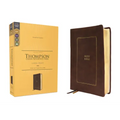 Kjv, Thompson Chain-Reference Bible, Large Print, Leathersoft, Brown, Red Letter, Comfort Print