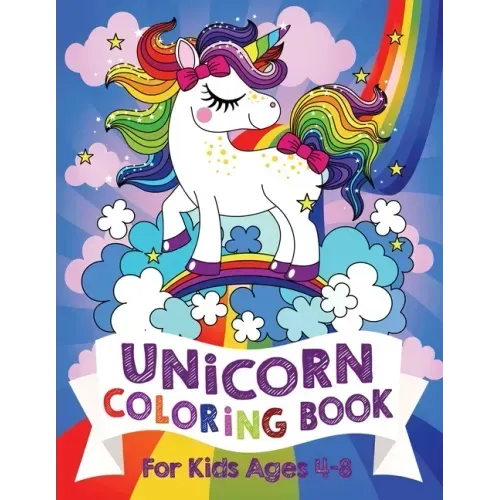 Unicorn Coloring Book For Kids Ages 4-8 (US Edition)