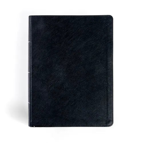 CSB Study Bible, Large Print, Digital Study Edition, Black Leathertouch