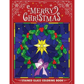 Merry Christmas Stain Glass Coloring Book: Fun, Easy, and Relaxing Coloring Pages for Adults