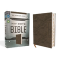 Niv, Boys' Bible, Leathersoft, Brown Camo, Thumb Indexed Tabs, Comfort Print