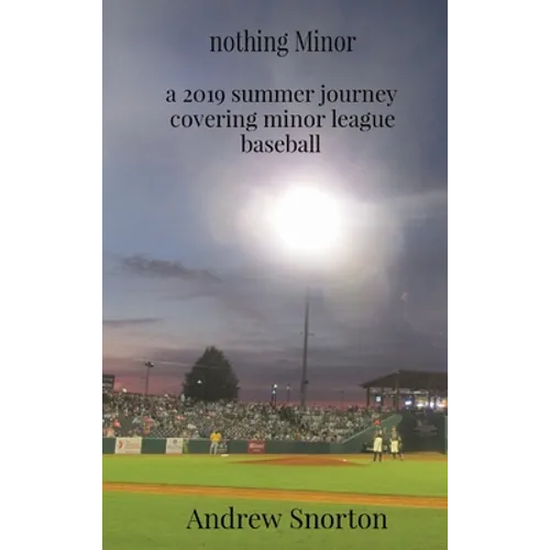nothing Minor: a 2019 summer journey covering minor league baseball
