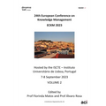 ECKM vol 2- Proceedings of the 24th European Conference on Knowledge Management-VOL 2