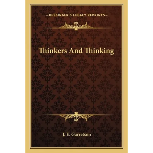 Thinkers And Thinking