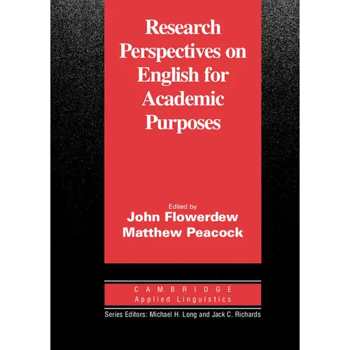 Research Perspectives on English for Academic Purposes