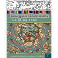 Coloring Book For Grown-Ups: Dragon Mandala Coloring Book