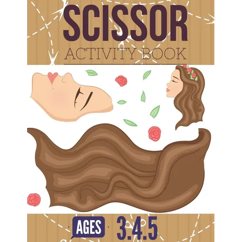 Scissor Activity Book: Cutting practice worksheets for pre k, ages 3.4.5, cut and glue activity book with 100 pages.