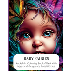 Baby Fairies: An Adult Coloring Book filled with Mystical Grayscale Possibilities - Paperback