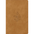 ESV Compact Bible (Trutone, Nubuck Caramel, Wildflower Design)