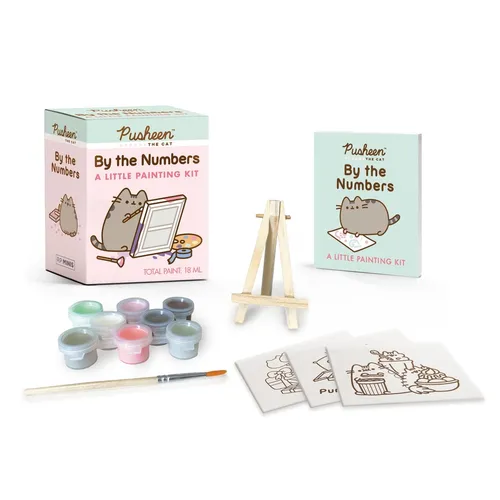 Pusheen by the Numbers: A Little Painting Kit