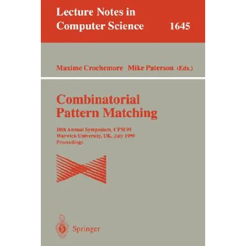 Combinatorial Pattern Matching: Fifth Annual Symposium, CPM '94, Asilomar, Ca, Usa, June 5 - 8, 1994. Proceedings