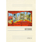 Vintage Lined Notebook Greetings from Peoria, Illinois