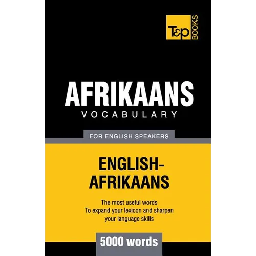 Afrikaans vocabulary for English speakers - 5000 words