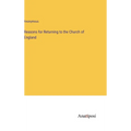 Reasons for Returning to the Church of England