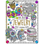 The Best Jewelry Adult Coloring book: 25 Pages of Jewels and Gems - Paperback