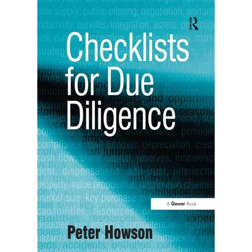 Checklists for Due Diligence
