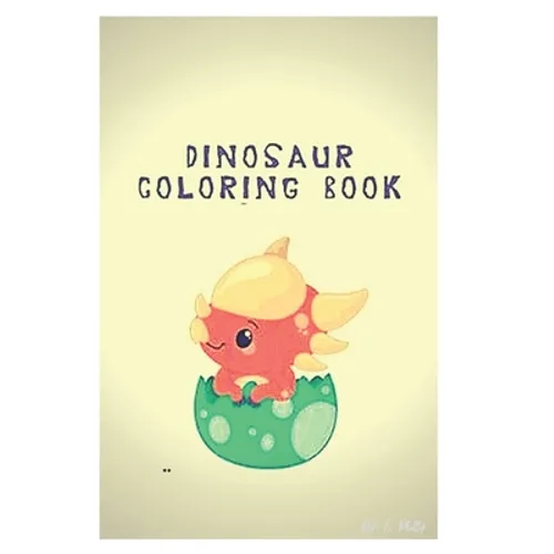 dinosaur coloring book: coloring book for kids 3-8 year old