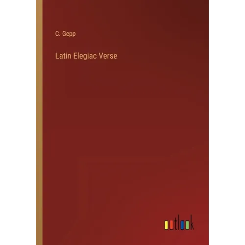 Latin Elegiac Verse